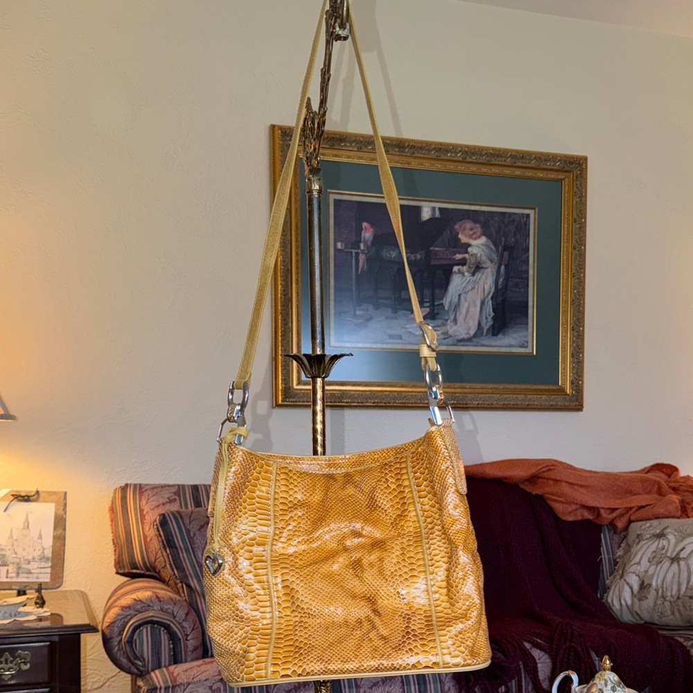Brighton Mustard Yellow Shoulder Bag